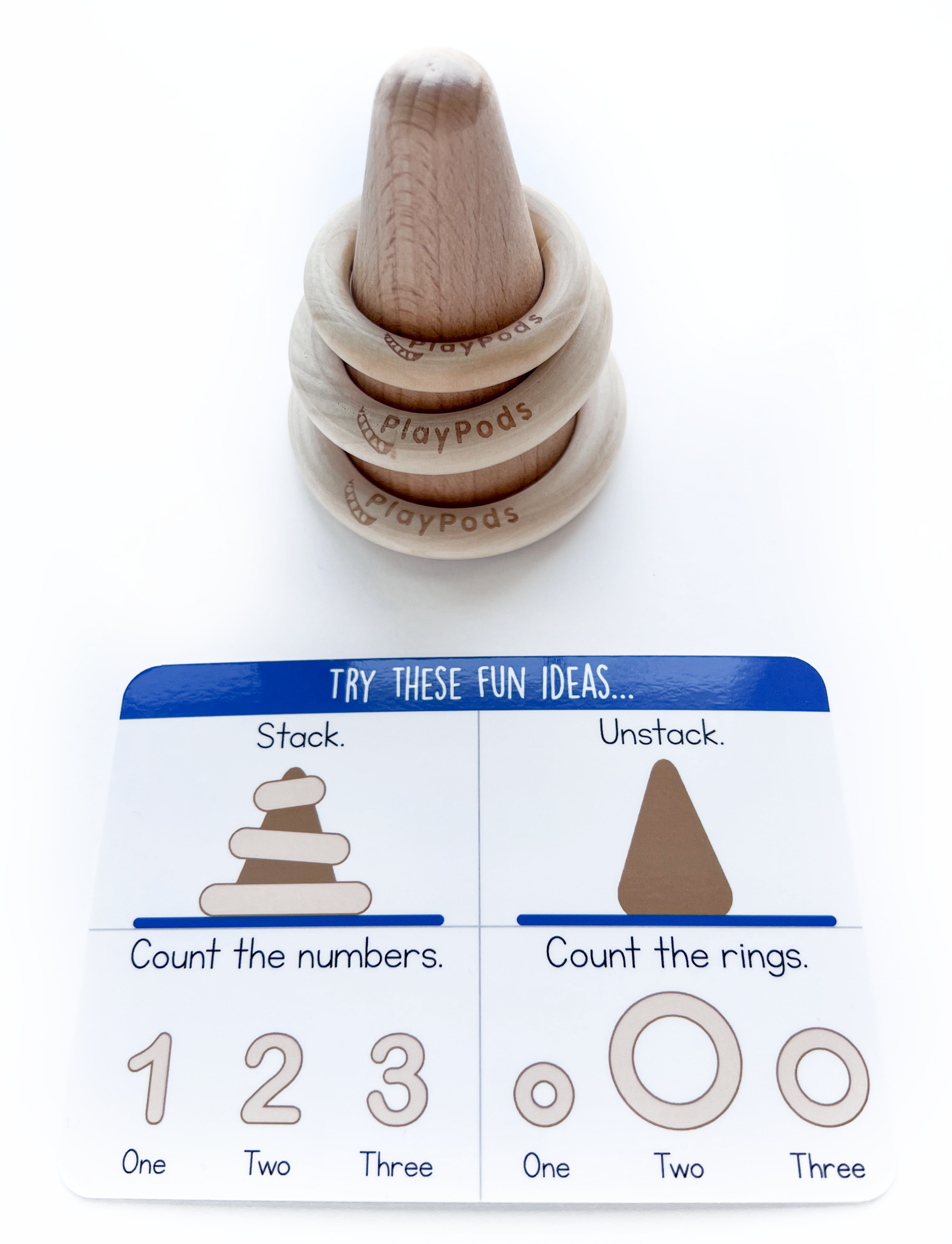 PlayPods | Count and Stack | Toddler Activity – Sprinkle in Learning